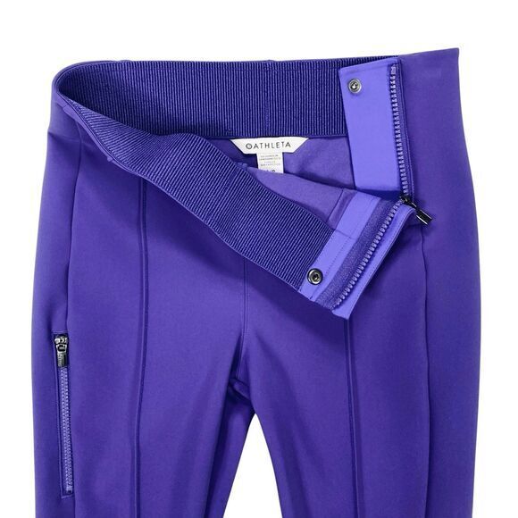 Athleta Glacier Snow Skinny Pant ll Womens 2 Purple Sporty Activewear Stretchy - Picture 4 of 15